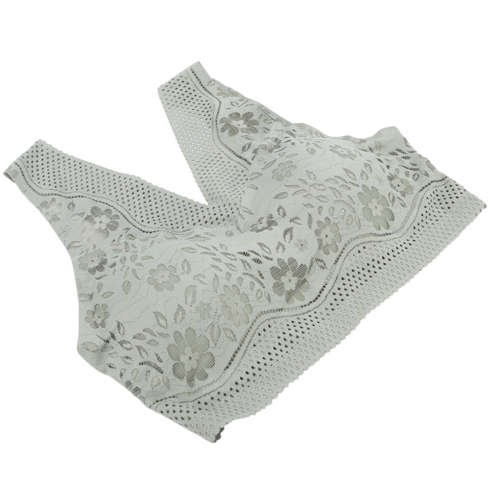 Seamless Wireless Breathable Yoga Sports Bra Full Coverage Light Green, Average Size-image-OPC-PMTMWRG-NEW