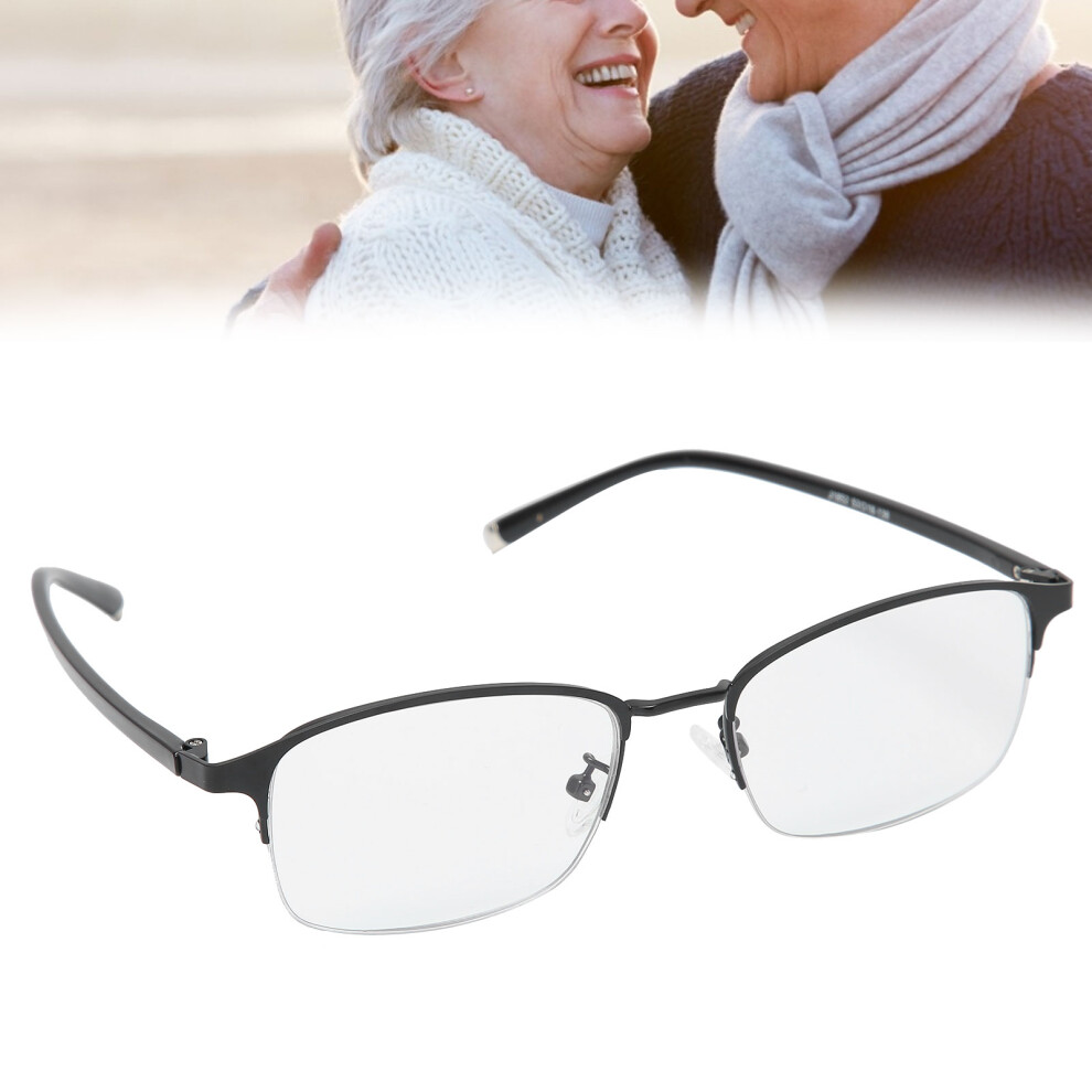 Unisex AntiBlue Light Lens Presbyopic Glasses +300 for Elderly Black-image-OPC-PMTMWS7-NEW