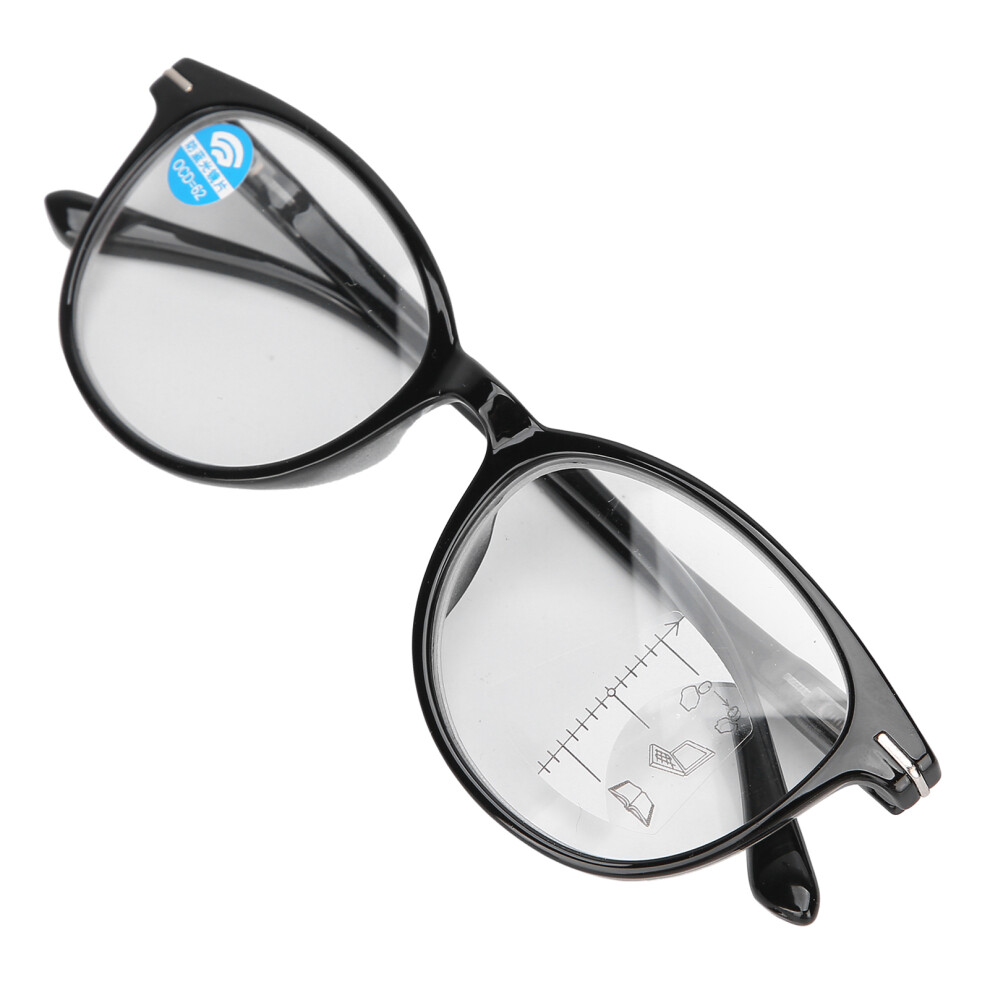 Blue/Light/Black Elderly Blocking Reading Glasses And Simple Presbyopic (+100)