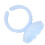 Blue 100pcs Disposable Eyelash Glue Ring Cups for Eyelash Extensions 7
