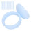 Blue 100pcs Disposable Eyelash Glue Ring Cups for Eyelash Extensions 14