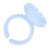 Blue 100pcs Disposable Eyelash Glue Ring Cups for Eyelash Extensions 12
