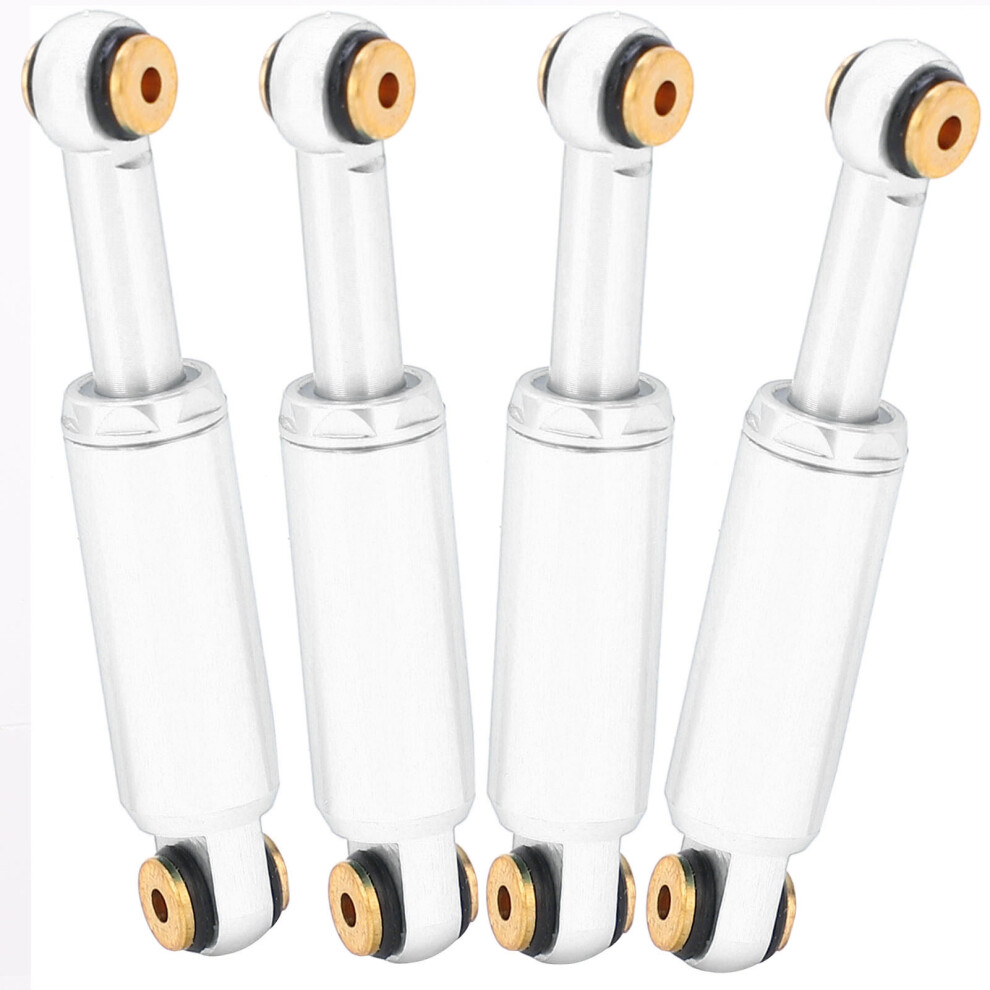 Metal Rc Shock Absorbers For Axial Scx24 90081, 4 Pcs Silver 4671359231481