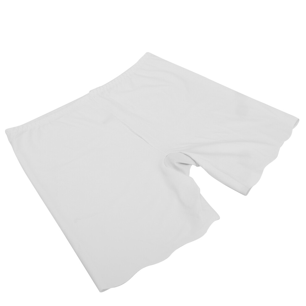 Women Slip Shorts M Stretchy Lightweight Anti Chafe Leggings White-image-OPC-PMTMX9Q-NEW