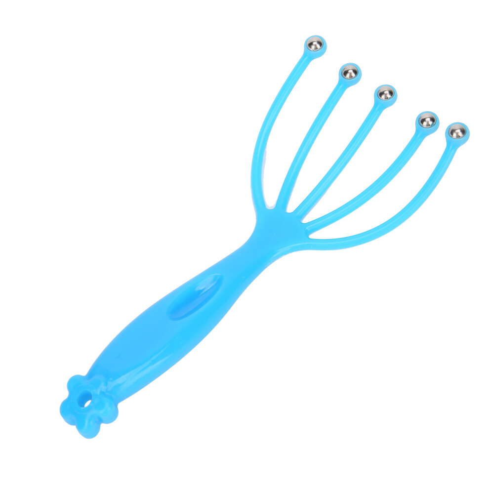 Blue Handheld Scalp Massager For Deep Relaxation, Fatigue Relief, 18X8x3cm
