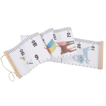 Prop6# Toise de croissance : 195 x 20 cm Cadre en bois+Tissu