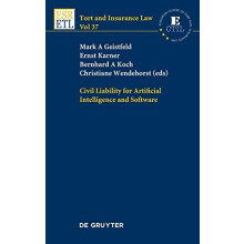 Civil Liability for Artificial Intelligence and Software Hardcover Boo