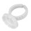100pcs White Disposable Eyelash Glue Ring Cups for Extensions - PP Material 6