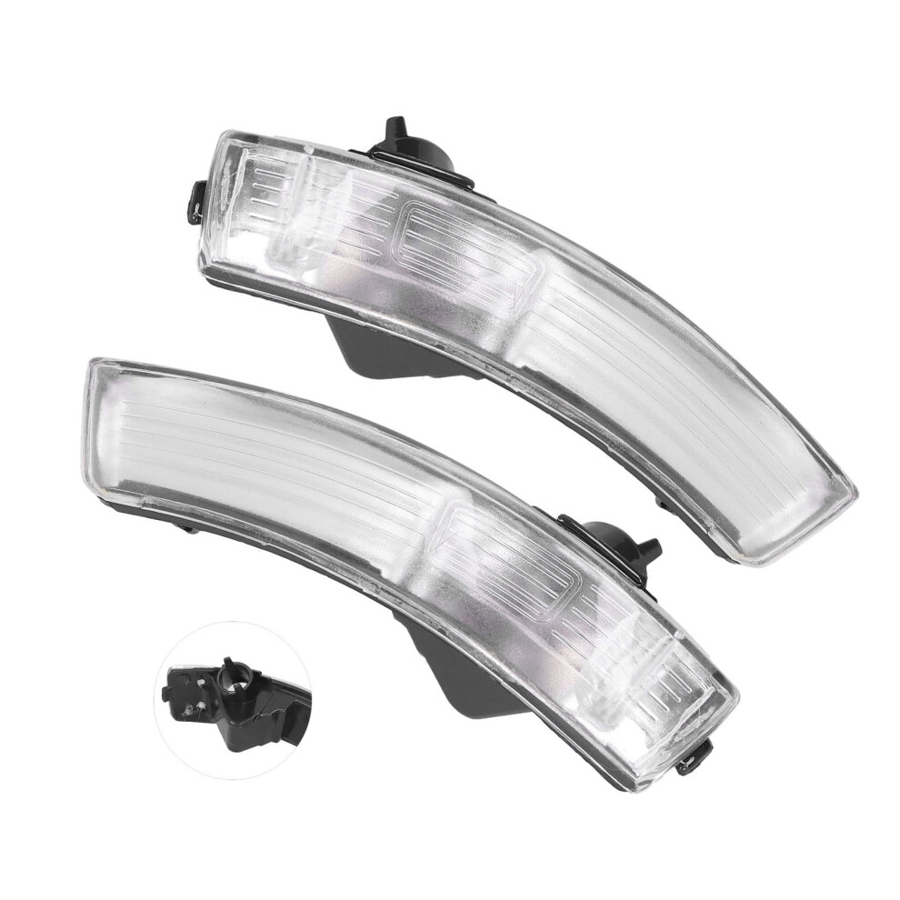 Rearview Wing Mirror Indicator Cover For Ford Focus 08-18, Abs, Transparent Light 4281359234063