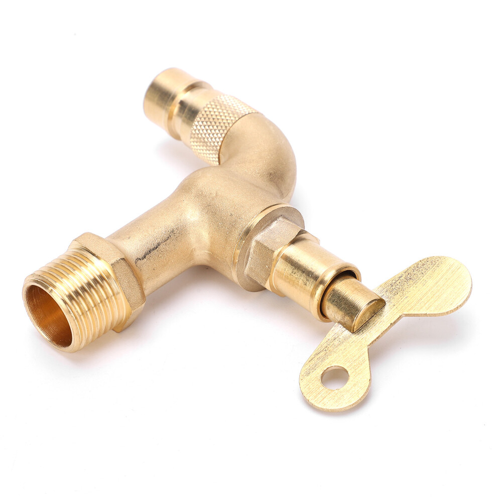 Versatile Brass Single Handle Faucet G1/2In For Washers & Mops 7641359235274