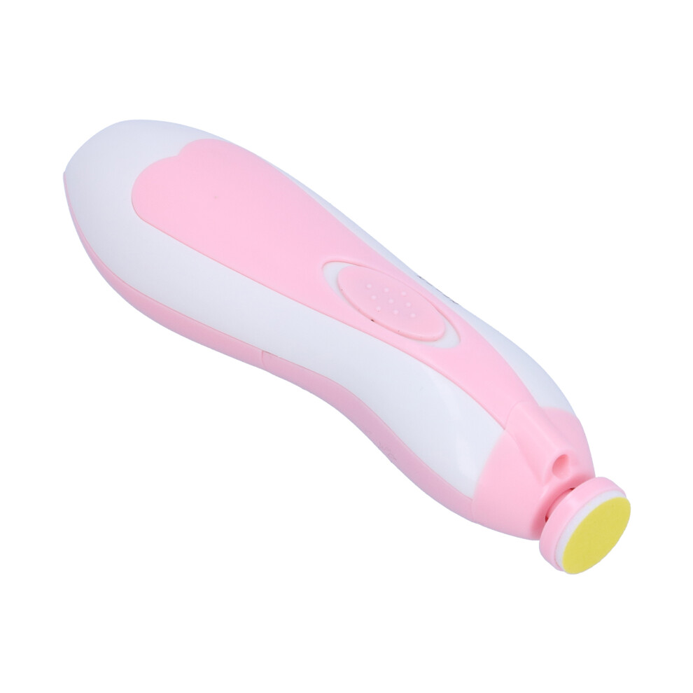 Baby Electric Nail Trimmer Kit for 0-3 Years Pink, LED Light, Safe & Portable-image-OPC-PMTMY8Q-NEW