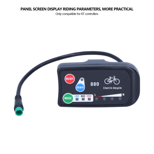 KT‑LED880 E‑Bike 36V/48V Display Meter for High Performance and Longevity 2