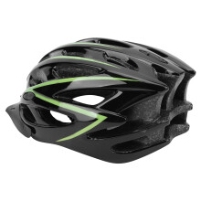 Ultraleichter verstellbarer Fahrradhelm für Männer und Frauen Schwarz Grün 57-62cm