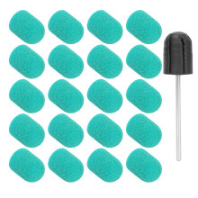 Nail Sanding Cap Drill Bits Set 13x19mm Green Nail Buffer & Polishing Tool