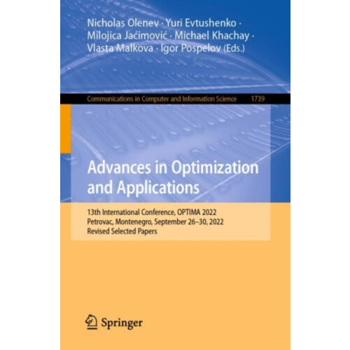 Advances in Optimization and Applications Paperback Book