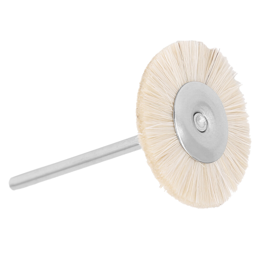 T-Shaped 2.35mm Nail Dust Brush - White Nail Drill Cleaning Tool
