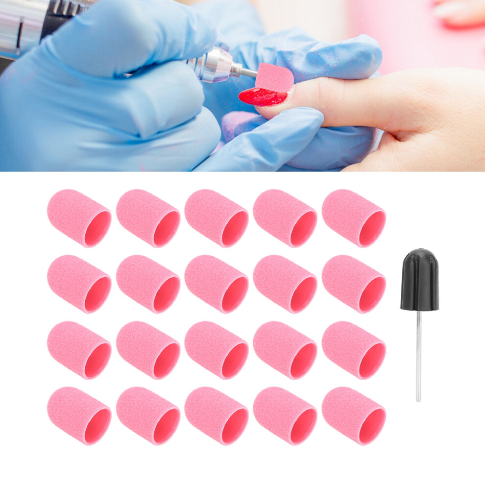 16x25mm Pink Nail Art Sanding Bands Set for Polishing & Trimming