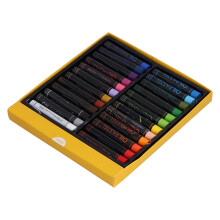 Heavy Color Oil Pastels 24 Colors, 7cm Cylindrical Oil Paint Sticks