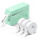 (White) POLONO Label Maker Machine with Tape, P31S Portable Bluetooth Label Printer, Wireless Handheld Sticker Maker Mini Label Makers with 4