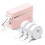 (White) POLONO Label Maker Machine with Tape, P31S Portable Bluetooth Label Printer, Wireless Handheld Sticker Maker Mini Label Makers with 2