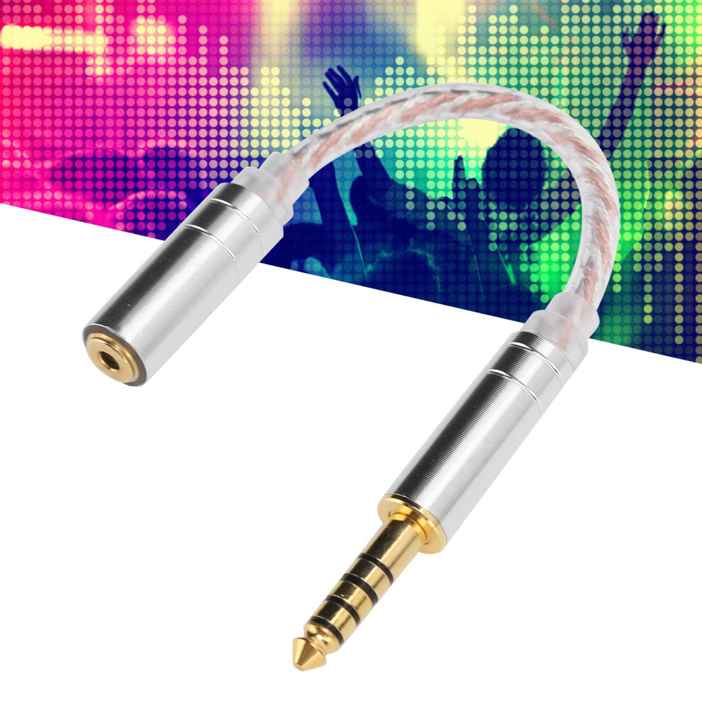 4.4Mm Male To 3.5Mm Female Balanced Audio Adapter Cable 14Cm 5091359242994