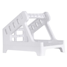 Thermal Label Printer Label Holder for Rolls & Fan-Fold, White, 7.9 x 5.3 x 6.1 inches