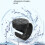 (Black-strap) bicycle bluetooth helmet headset remote control outdoor music waterproof 5