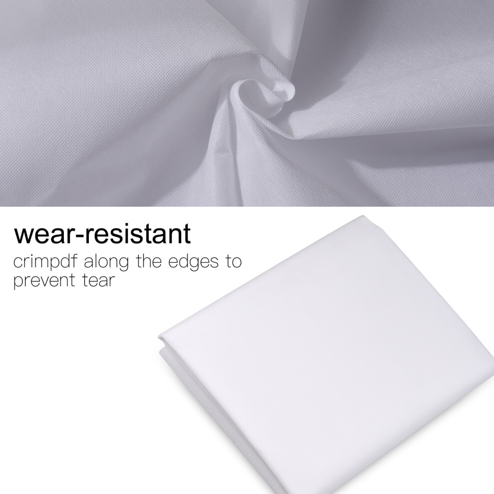 Photo Studio Backdrop 2M X 1.5M Washable Non-Woven Fabric Portrait Props White 4241359246299