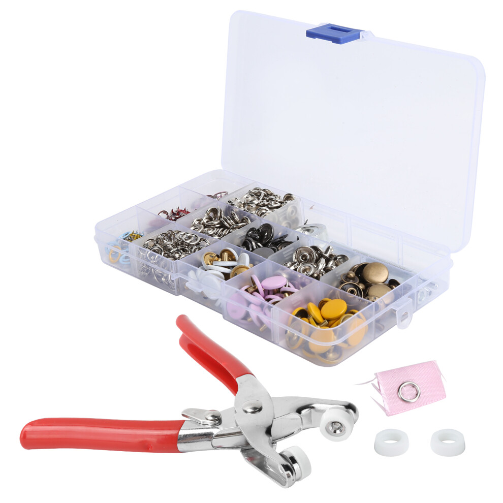 Snap Fasteners Kit With Brass Prong Buttons & Easy Installation Tools 8781359247712