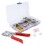 Snap Fasteners Kit with Brass Prong Buttons & Easy Installation Tools 16