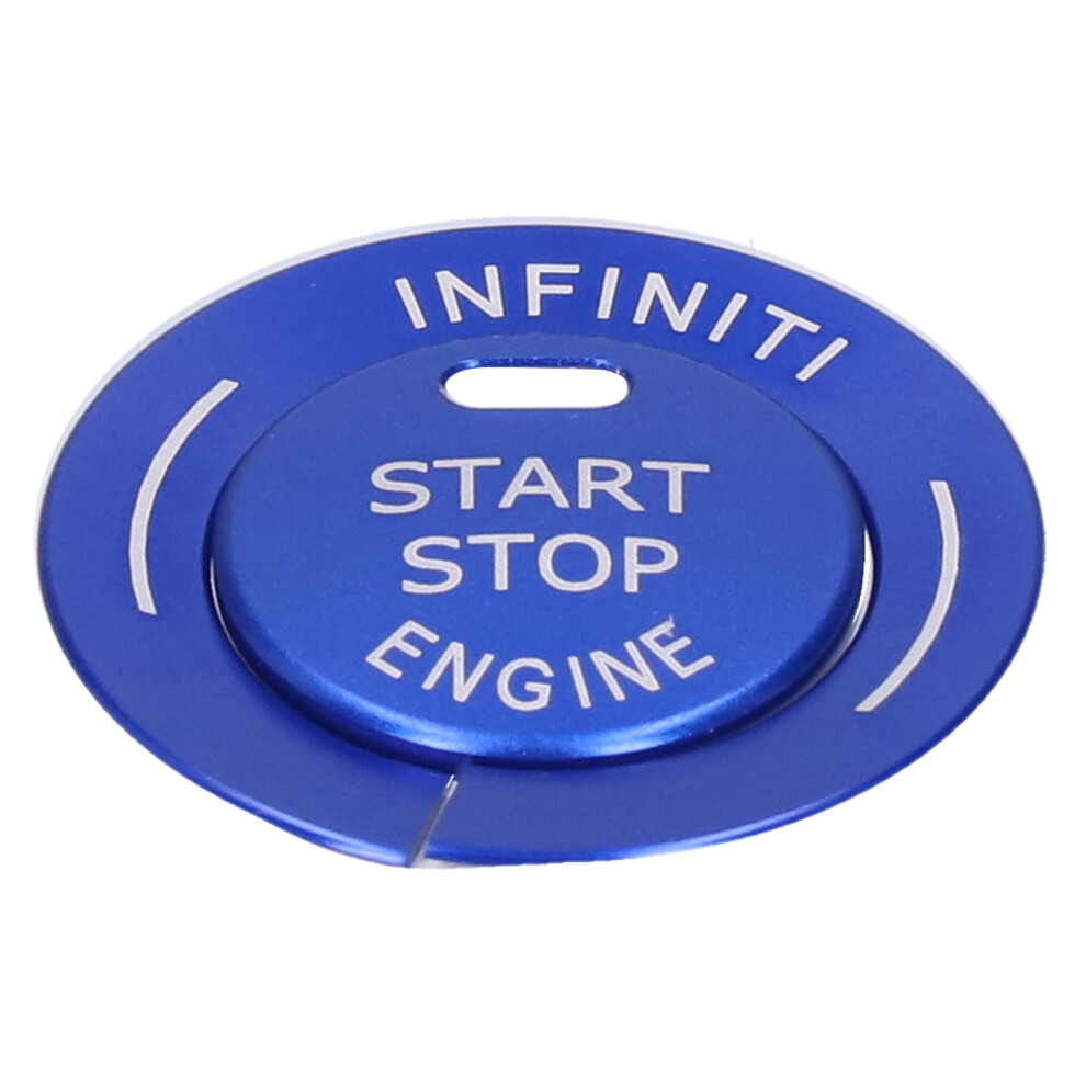 Durable Aluminum Engine Start Button Cover Fit Infiniti Q50 Q50l Qx60 Blue 8761359248032