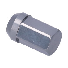 M12x1.5 Aluminium Locking Lug Nuts 1.3in High Titanium Colour for Vehicles