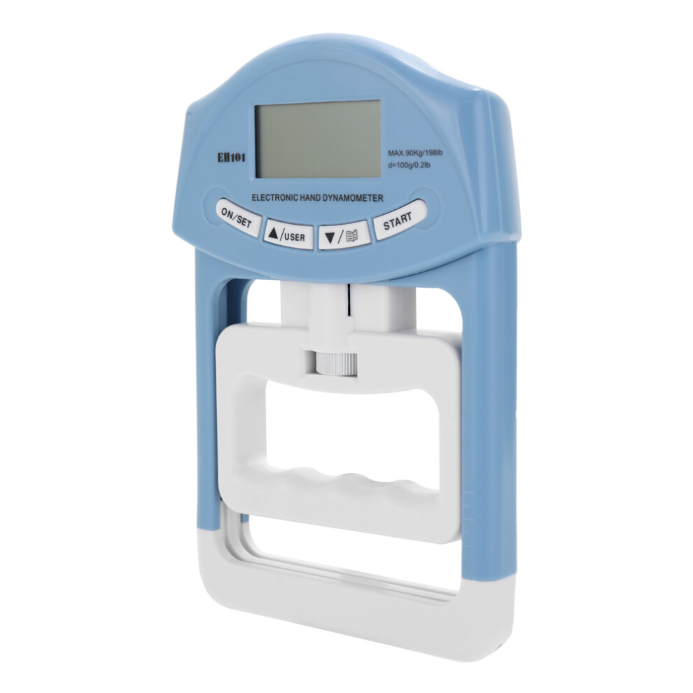 Digital LCD Hand Grip Dynamometer, 90kg/198lb Capacity, Adjustable Body Building Muscle Tester-image-OPC-PMTN87J-NEW