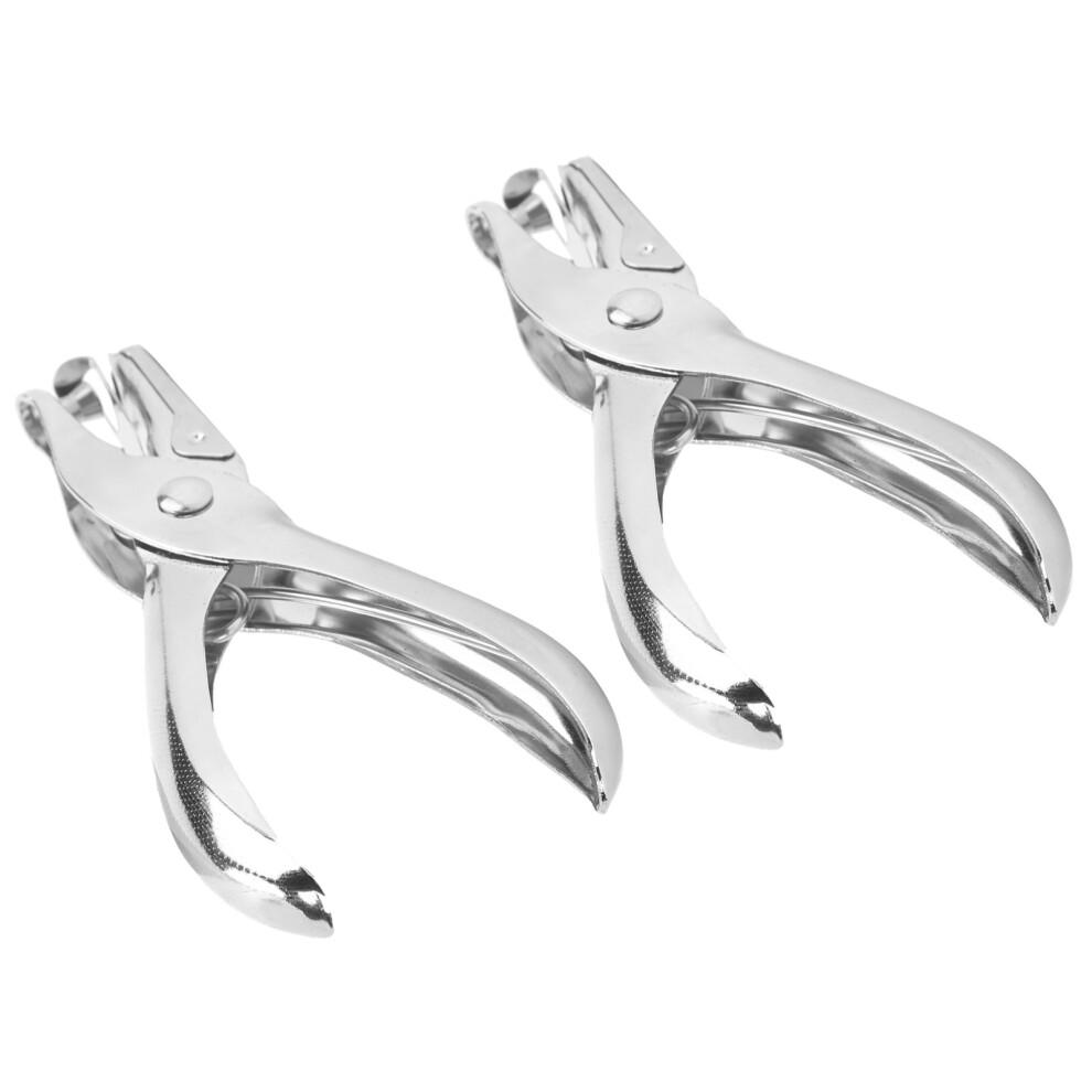 Effortless 6Mm Diameter Single Hole Punch Pliers - 2Pcs High Strength 8271359251975