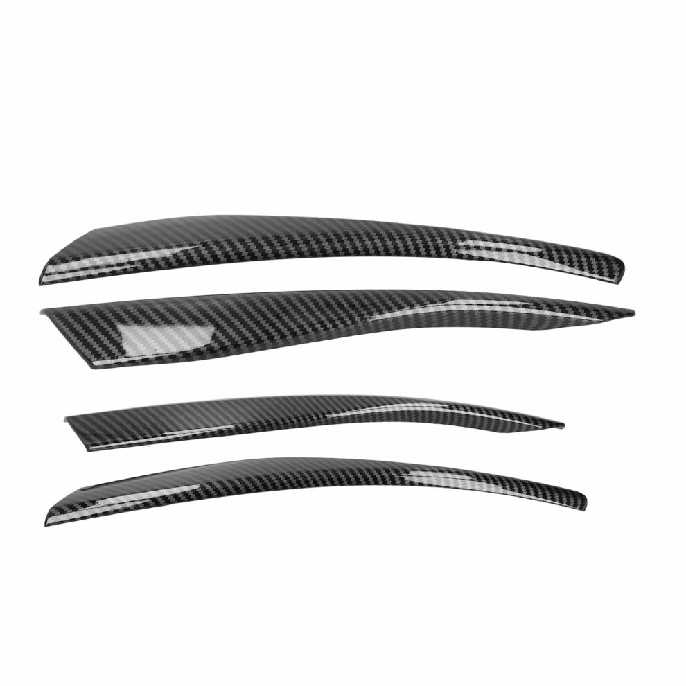 Front Fog Eyebrow Cover Trim For Mk8 2020-2021, Carbon Fiber Style Light 8751359253068