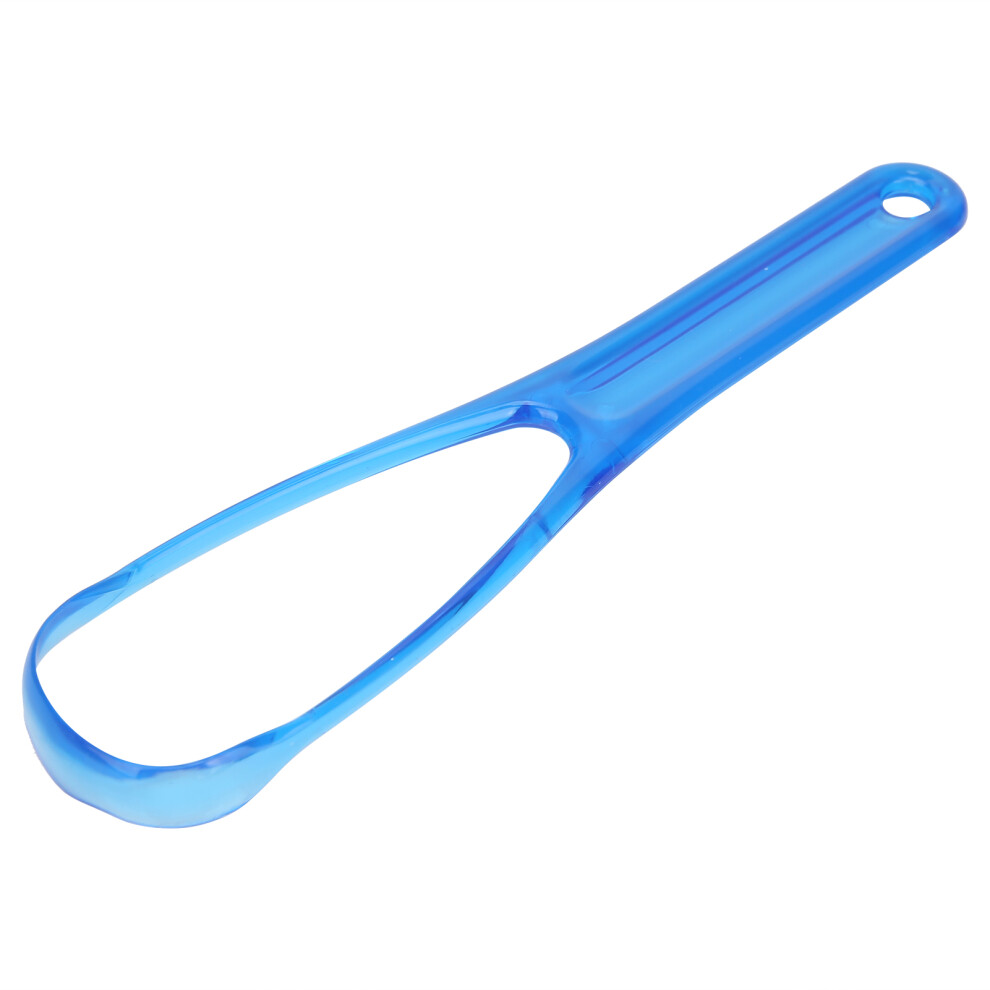 Blue Portable Tongue Scraper For Oral Hygiene, Clean Coating, Maintain Oral Health