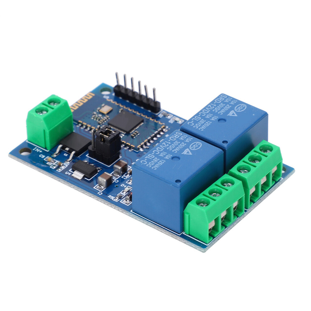 Dual Channel Bluetooth Relay Module Plastic Dc12v For App Remote Control 6901359255193