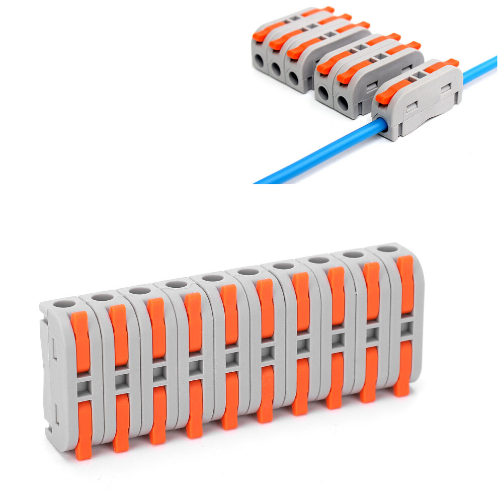 Wire Conductor Connector 20Pcs 250V Mini Levernut Terminal 1In1out 4921359255537