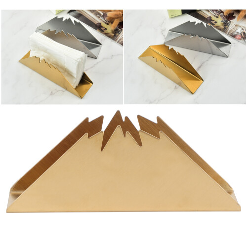Long-Lasting Stainless Steel Vertical Tissue Holder for Dining Settings