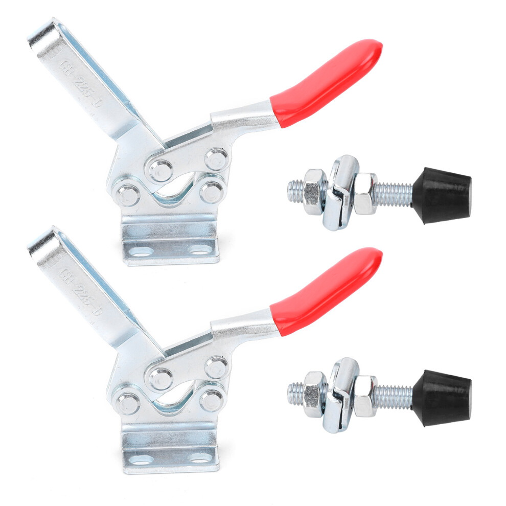 Durable 2Pcs Gh-225-D Toggle Clamp Quick Release Hand Tool 230Kg Load 9441359256242