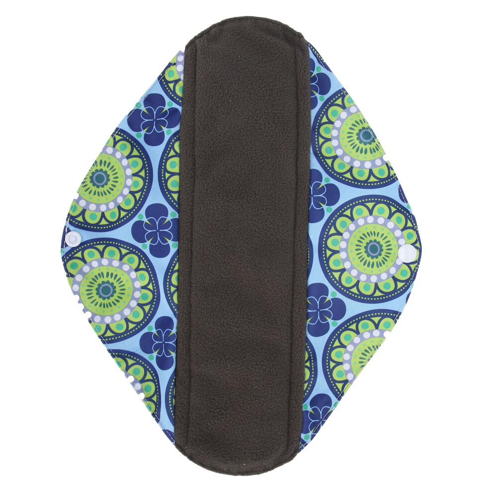 Reusable Menstrual Pad Bamboo Charcoal Washable 19x25.5cm Waterproof