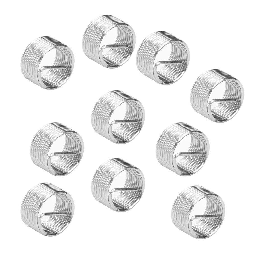 10Pcs Metal Thread Inserts M18x1.5 Coiled Expansion Conversion Tool 4671359259065