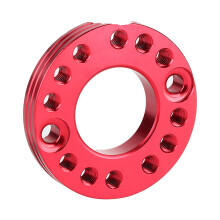 28mm CNC Vergaser Ansaugkrümmer für Pit Bikes (Rot, 110cc)