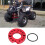 28mm CNC Vergaser Ansaugkrümmer für Pit Bikes (Rot, 110cc) 8