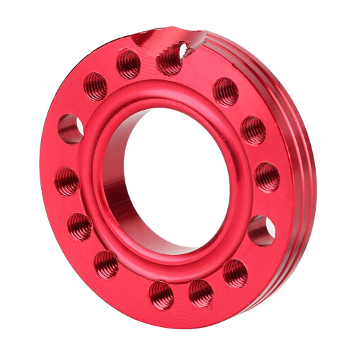 28mm CNC Vergaser Ansaugkrümmer für Pit Bikes (Rot, 110cc) 2