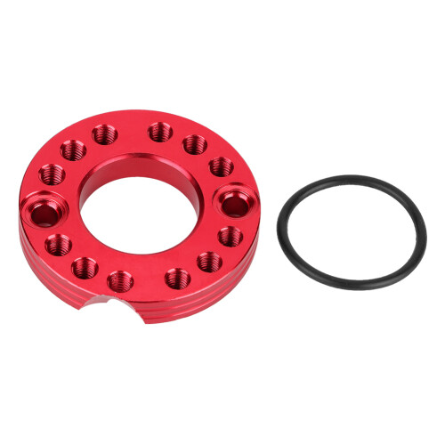 28mm CNC Vergaser Ansaugkrümmer für Pit Bikes (Rot, 110cc) 1