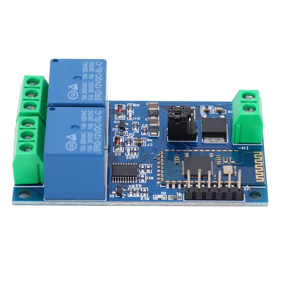 Dual Channel Bluetooth Relay Module Plastic Dc12v For Mobile App Control 9321359260404