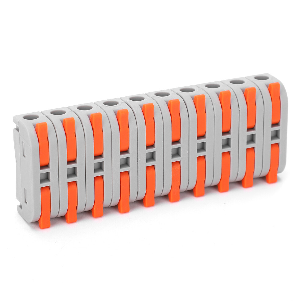 20Pcs Mini Levernut Wire Connector 1In1out Fast Lighting Terminal Block 250V 8481359260888