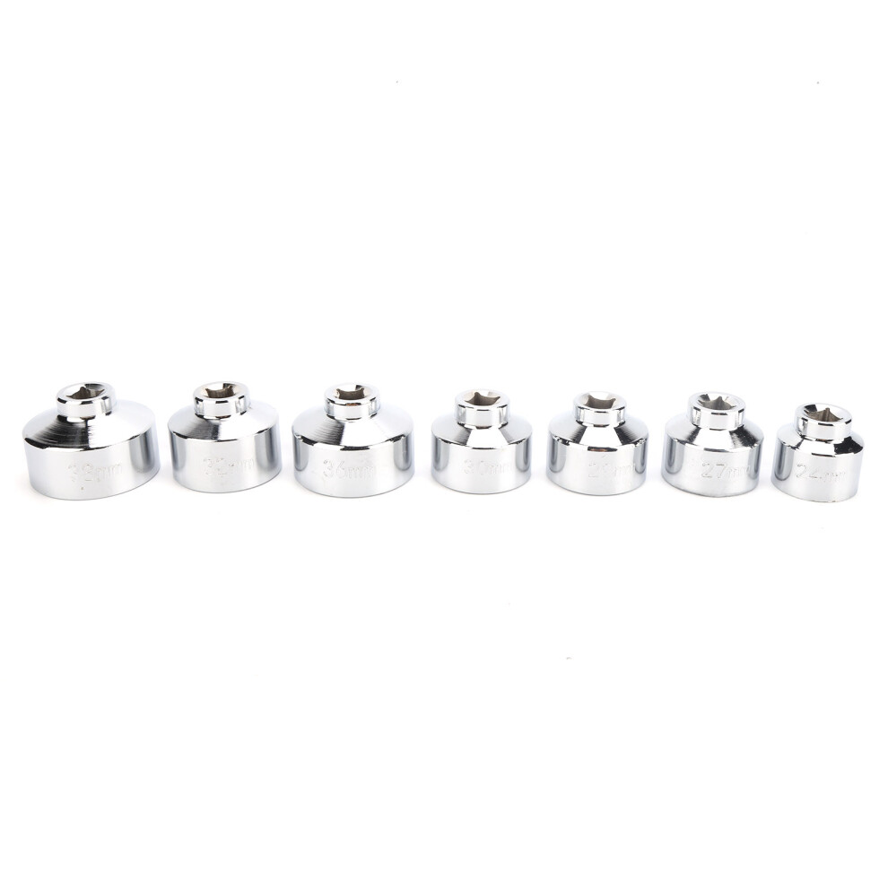 7Pcs Oil Filter Wrench Set 24-38Mm Universal For Newer Car & Truck Models 9431359260844