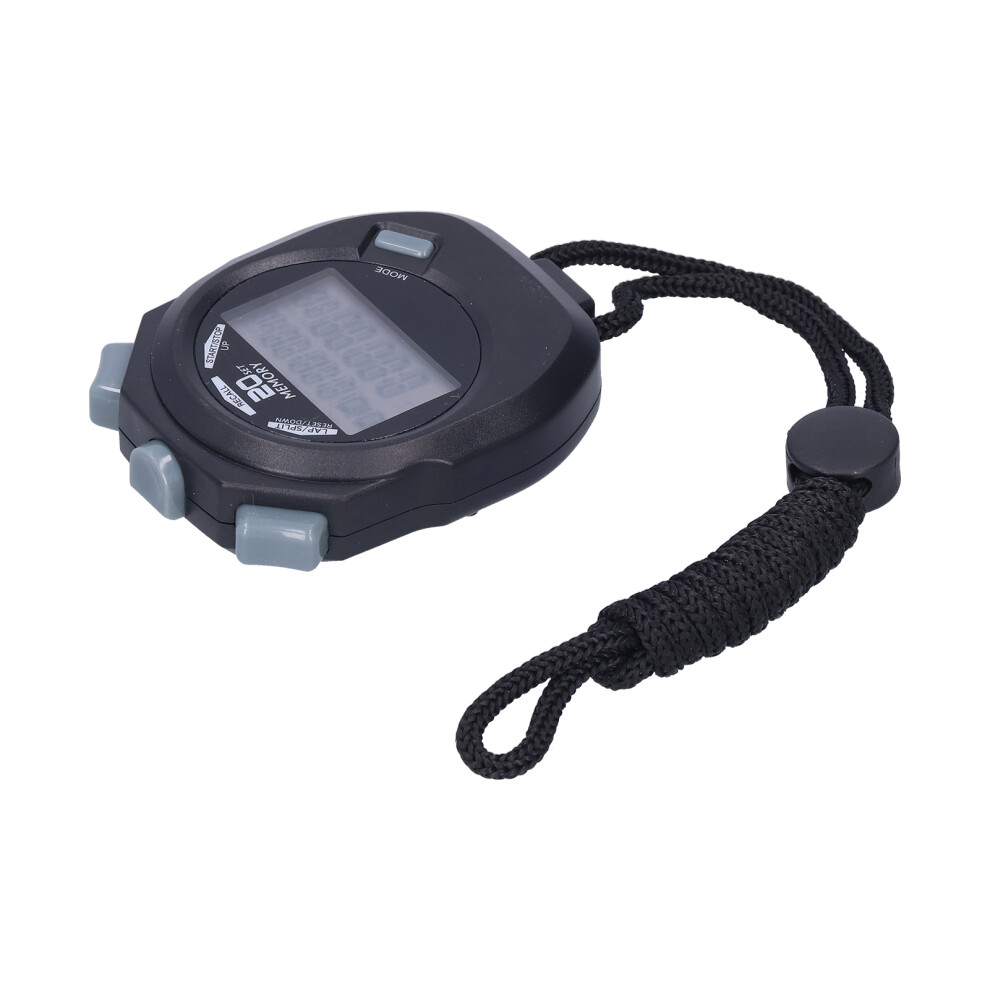 Digital Sports Stopwatch 1/100 Sec Accuracy Abs Timer With 140Mah Battery 8291359261156
